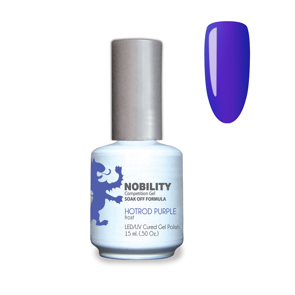 Nobility Soak Off Gel UV/LED Gel nail Polish 15ml Hotrod Purple NBGP41