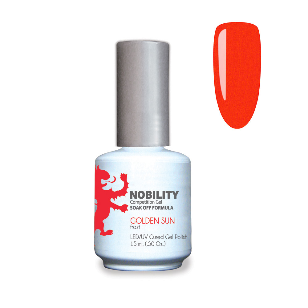 Nobility Soak Off Gel UV/LED Gel nail Polish 15ml Golden Sun NBGP44