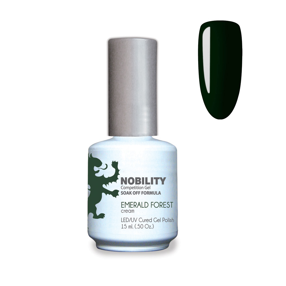 Nobility Soak Off Gel UV/LED Gel nail Polish 15ml Emerald Forest NBGP47