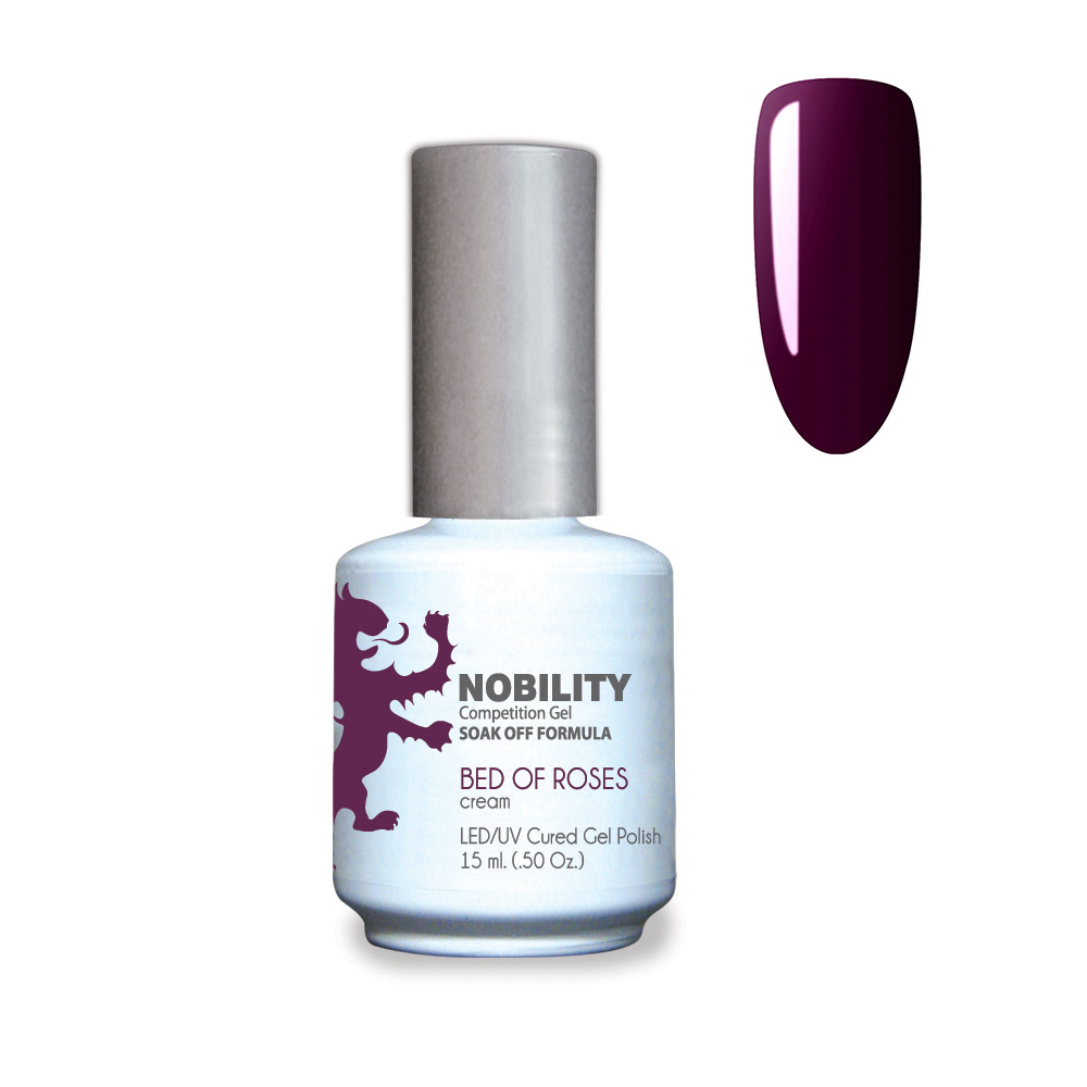 Nobility Soak Off Gel UV/LED Gel nail Polish 15ml Bed of Roses NBGP49