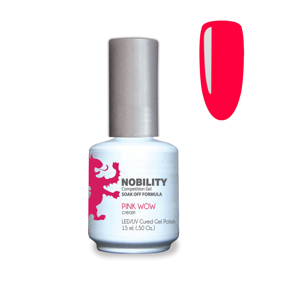 Nobility Soak Off Gel UV/LED Gel nail Polish 15ml Pink Wow NBGP59