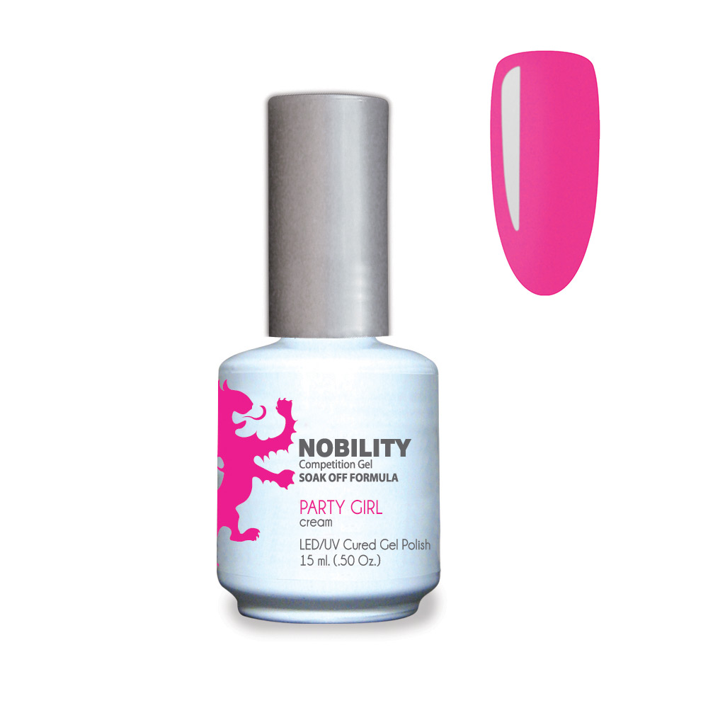 Nobility Soak Off Gel UV/LED Gel nail Polish 15ml Party Girl NBGP62