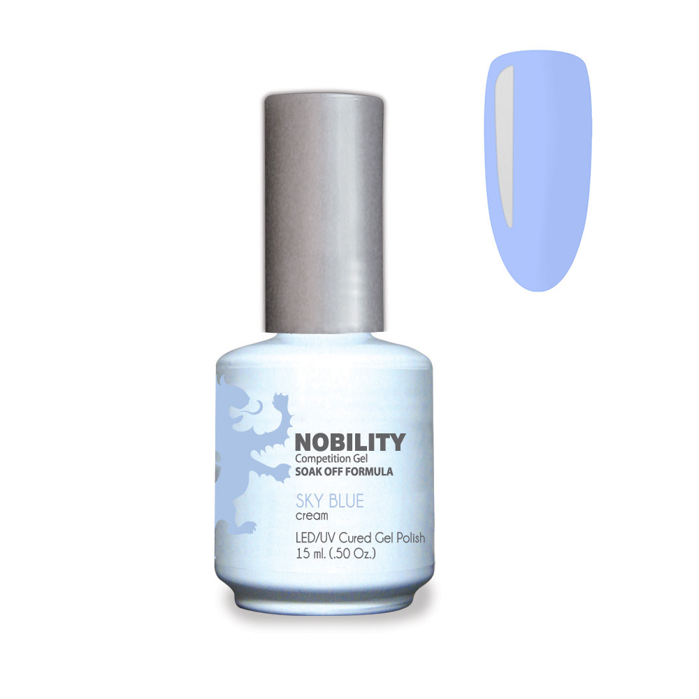 Nobility Soak Off Gel UV/LED Gel nail Polish 15ml Sky Blue NBGP63