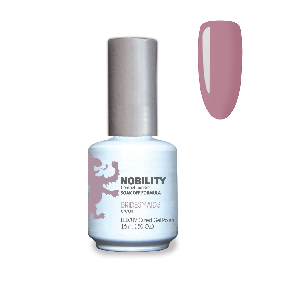 Nobility Soak Off Gel UV/LED Gel nail Polish 15ml Bridesmaids NBGP64