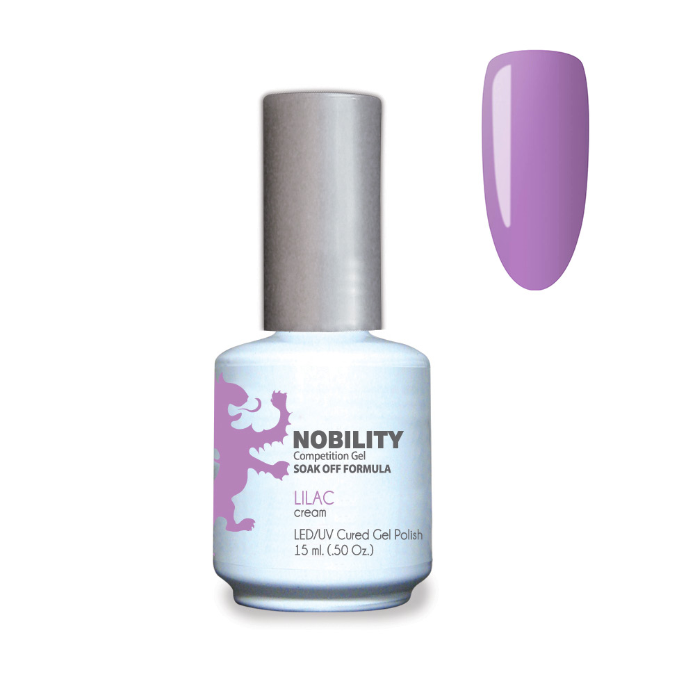 Nobility Soak Off Gel UV/LED Gel nail Polish 15ml Lilac NBGP74