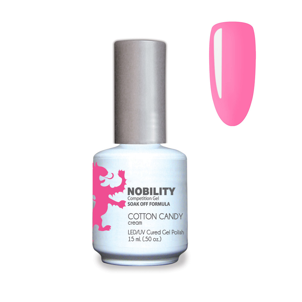 Nobility Soak Off Gel UV/LED Gel nail Polish 15ml Cotton Candy NBGP80