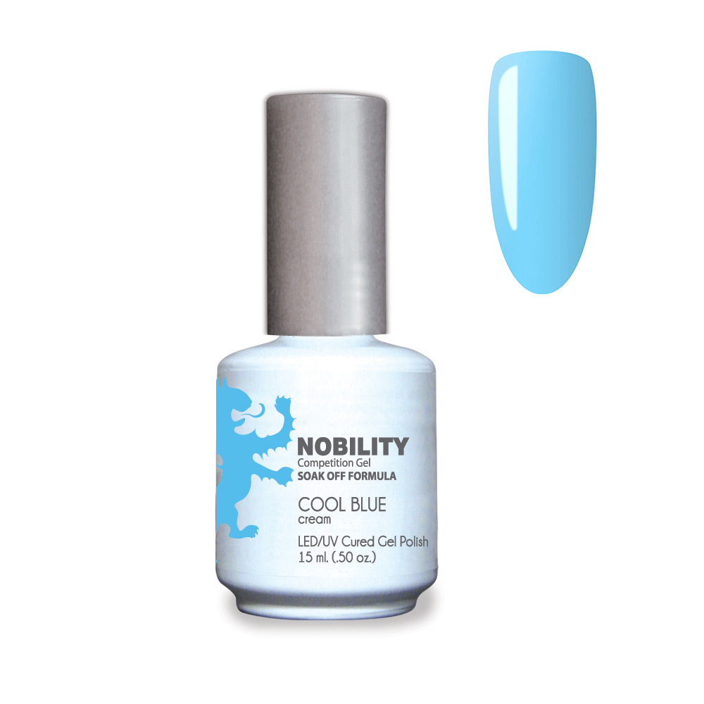Nobility Soak Off Gel UV/LED Gel nail Polish 15ml Cool Blue NBGP81