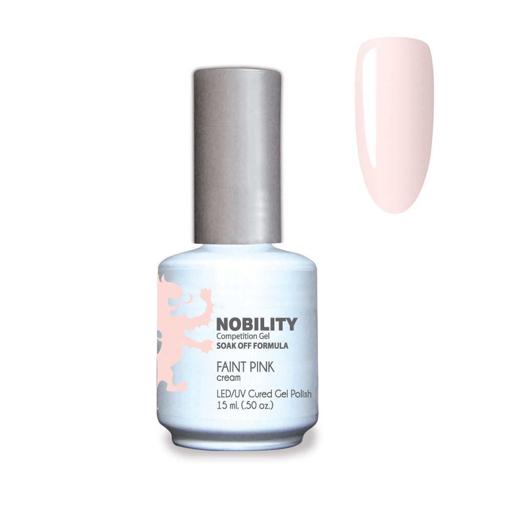 Nobility Soak Off Gel UV/LED Gel nail Polish 15ml Faint Pink NBGP86