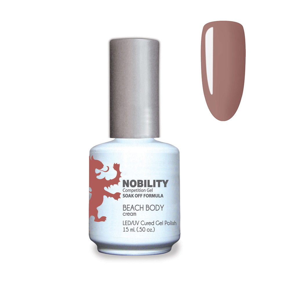 Nobility Soak Off Gel UV/LED Gel nail Polish 15ml Beach Body NBGP91