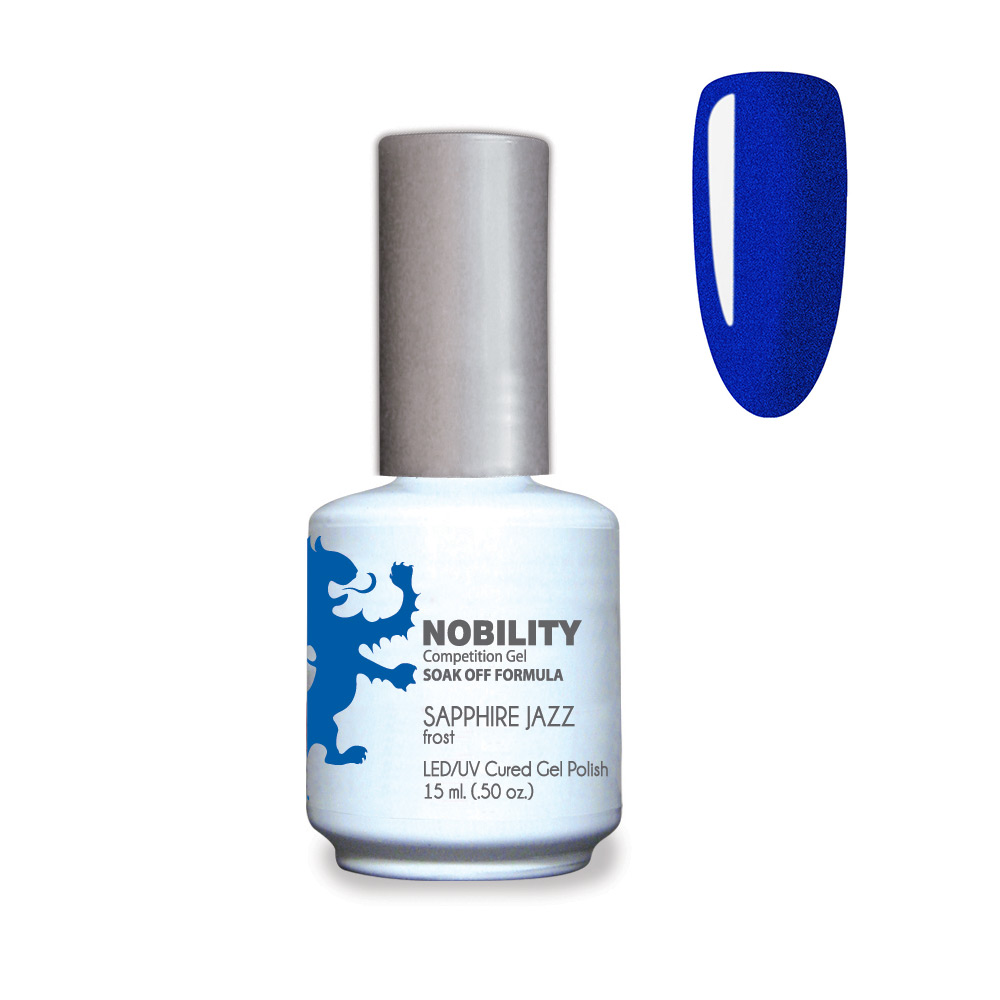 Nobility Soak Off Gel UV/LED Gel nail Polish 15ml Sapphire Jazz NBGP94