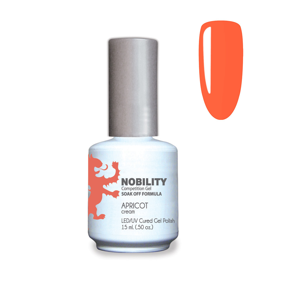 Nobility Soak Off Gel UV/LED Gel nail Polish 15ml Apricot NBGP98