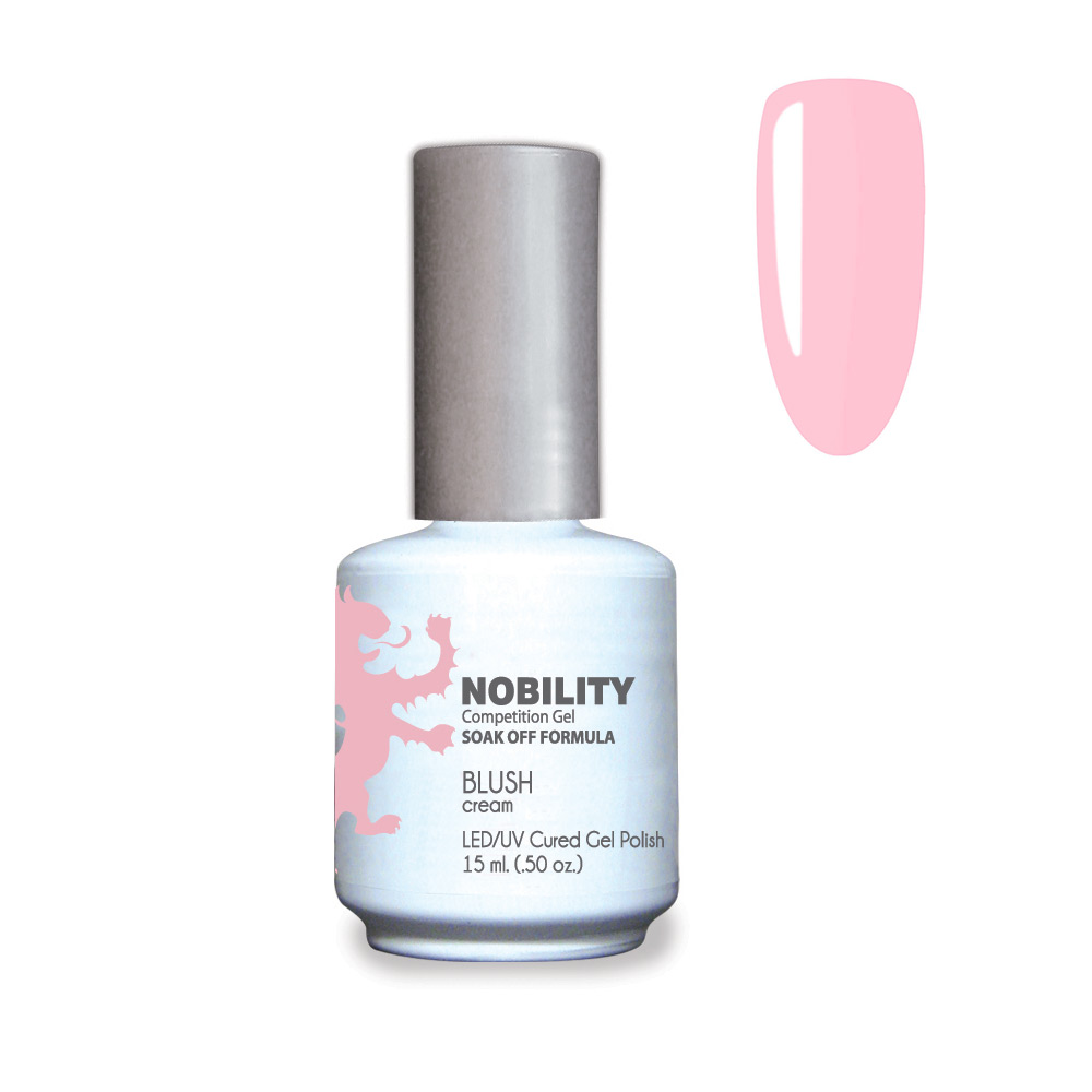 Nobility Soak Off Gel UV/LED Gel nail Polish 15ml Blush NBGP101
