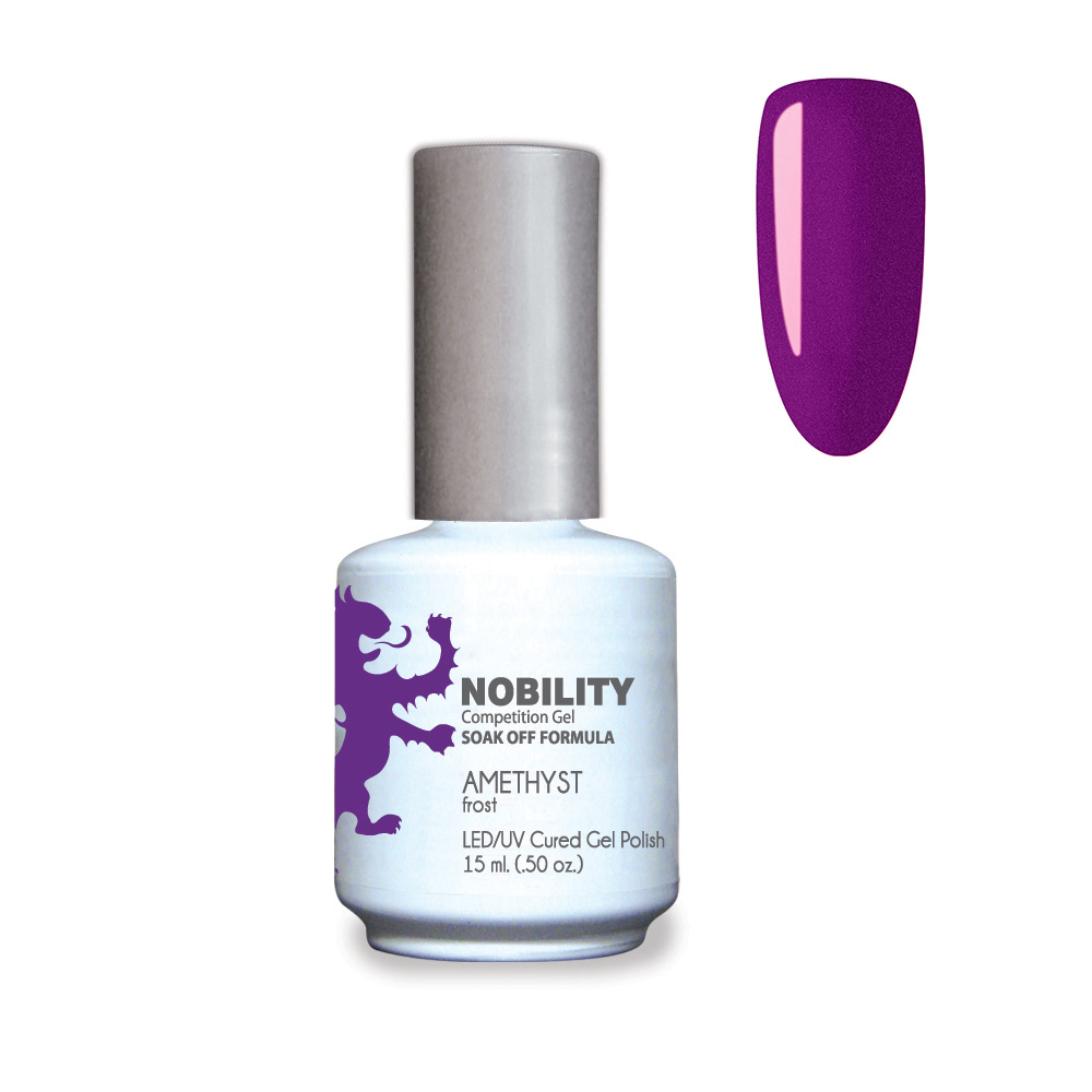 Nobility Soak Off Gel UV/LED Gel nail Polish 15ml Amethyst NBGP106