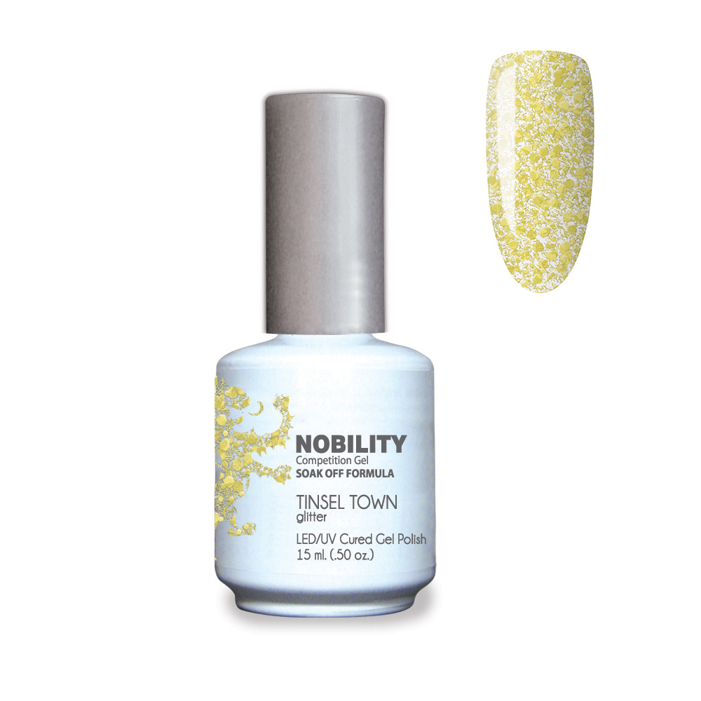 Nobility Soak Off Gel UV/LED Gel nail Polish 15ml Tinsel Town NBGP109