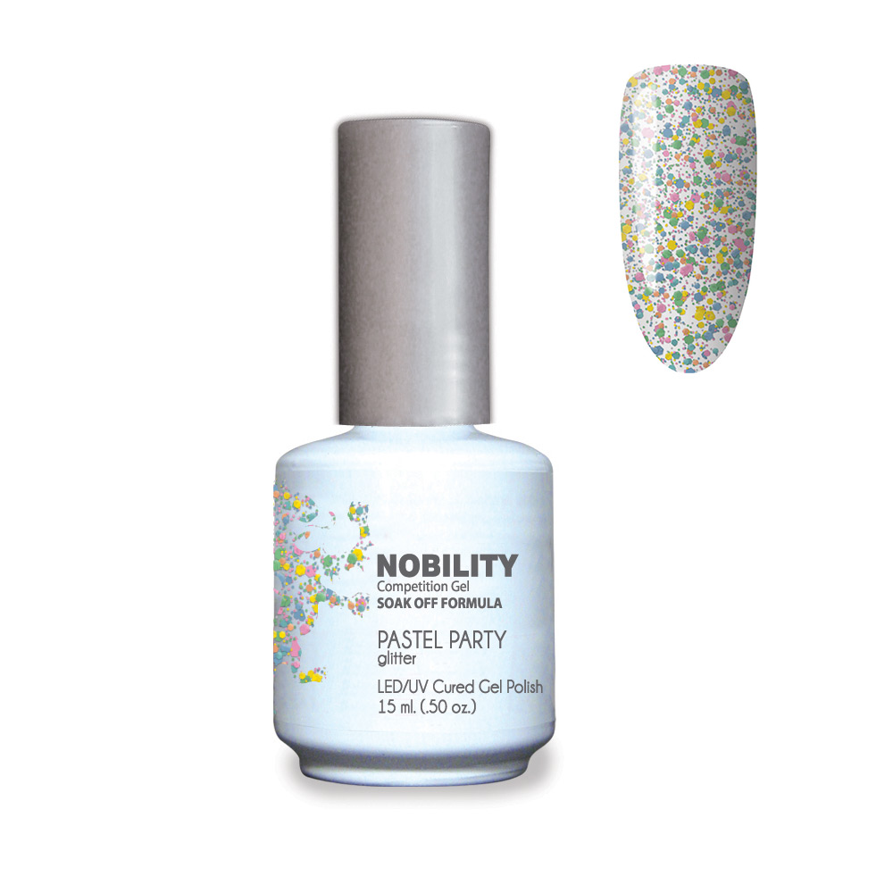 Nobility Soak Off Gel UV/LED Gel nail Polish 15ml Pastel Party NBGP110
