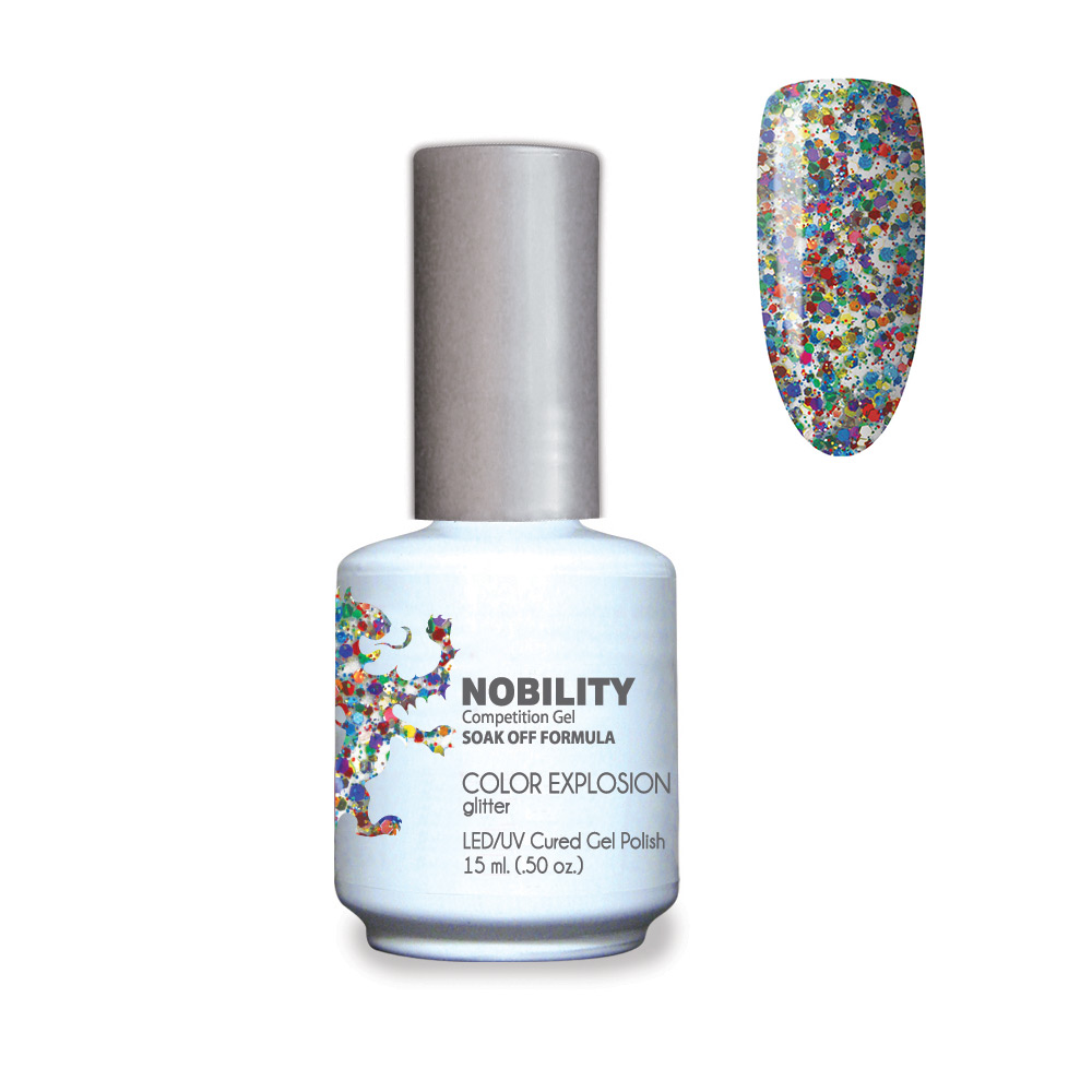 Nobility Soak Off Gel UV/LED Gel nail Polish 15ml Color Explosion NBGP112