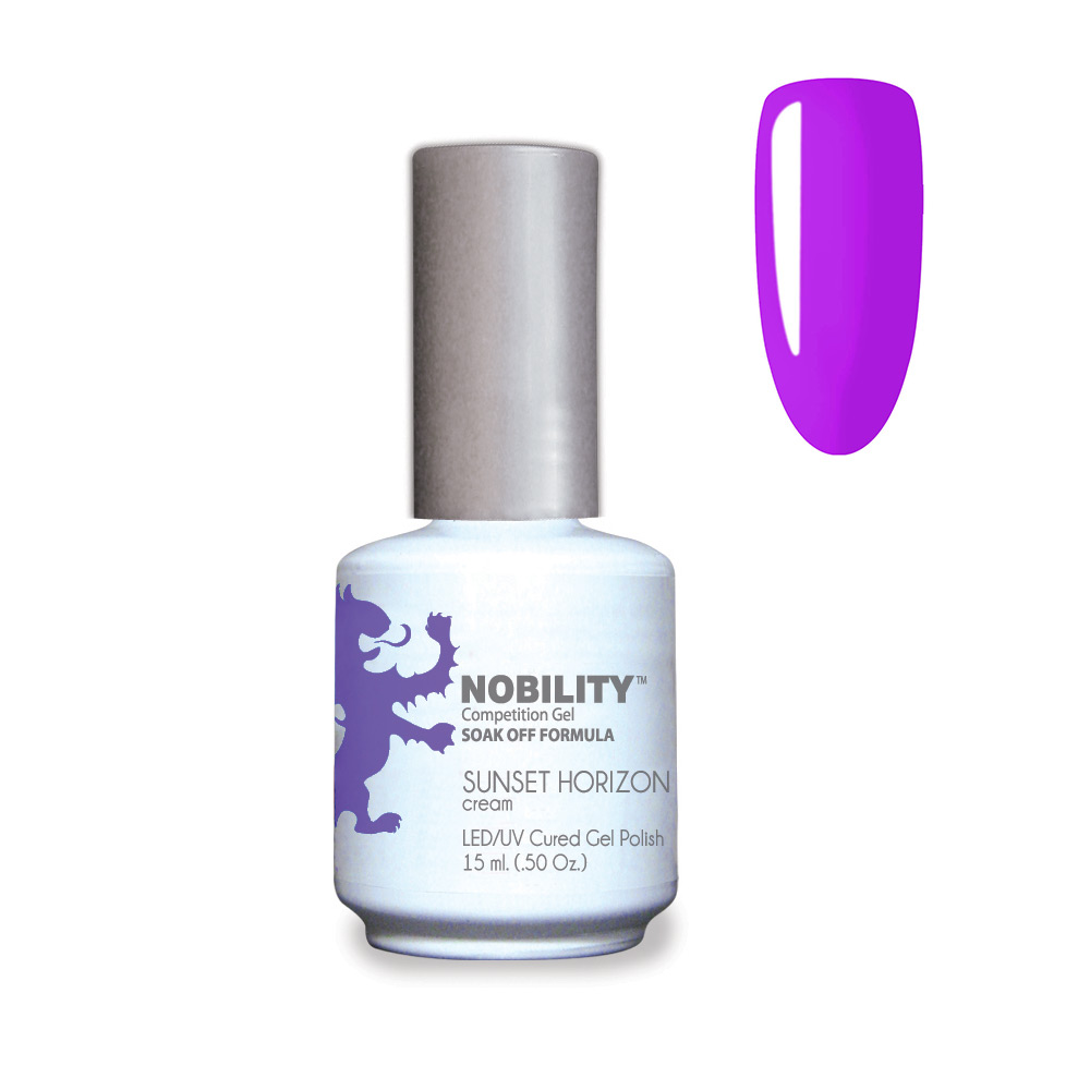 Nobility Soak Off Gel UV/LED Gel nail Polish 15ml Sunset Horizon NBGP120