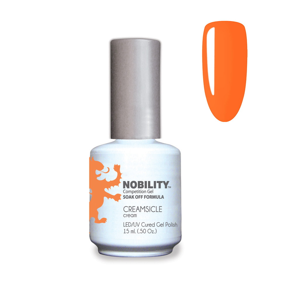 Nobility Soak Off Gel UV/LED Gel nail Polish 15ml Creamsicle NBGP125