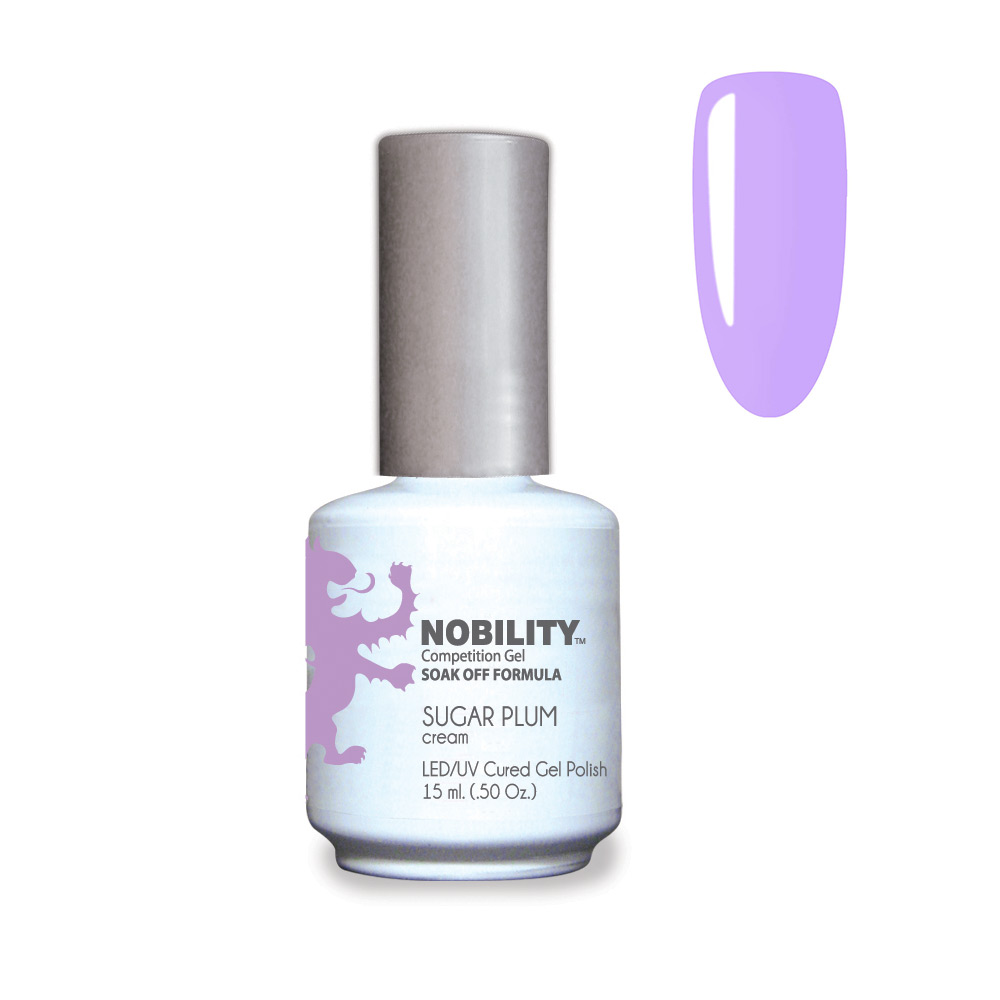 Nobility Soak Off Gel UV/LED Gel nail Polish 15ml Sugar Plum NBGP126