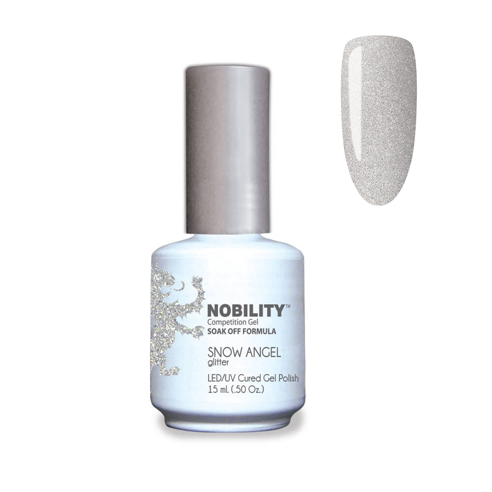 Nobility Soak Off Gel UV/LED Gel nail Polish 15ml Snow Angel NBGP127