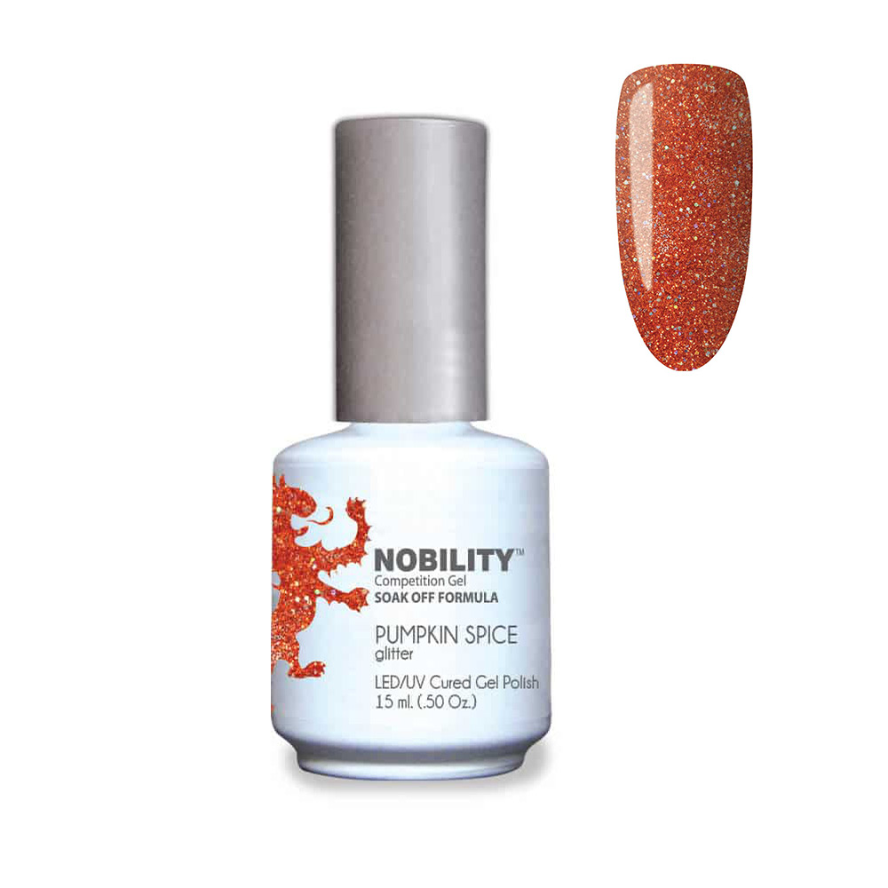 Nobility Soak Off Gel UV/LED Gel nail Polish 15ml Pumpkin Spice NBGP129