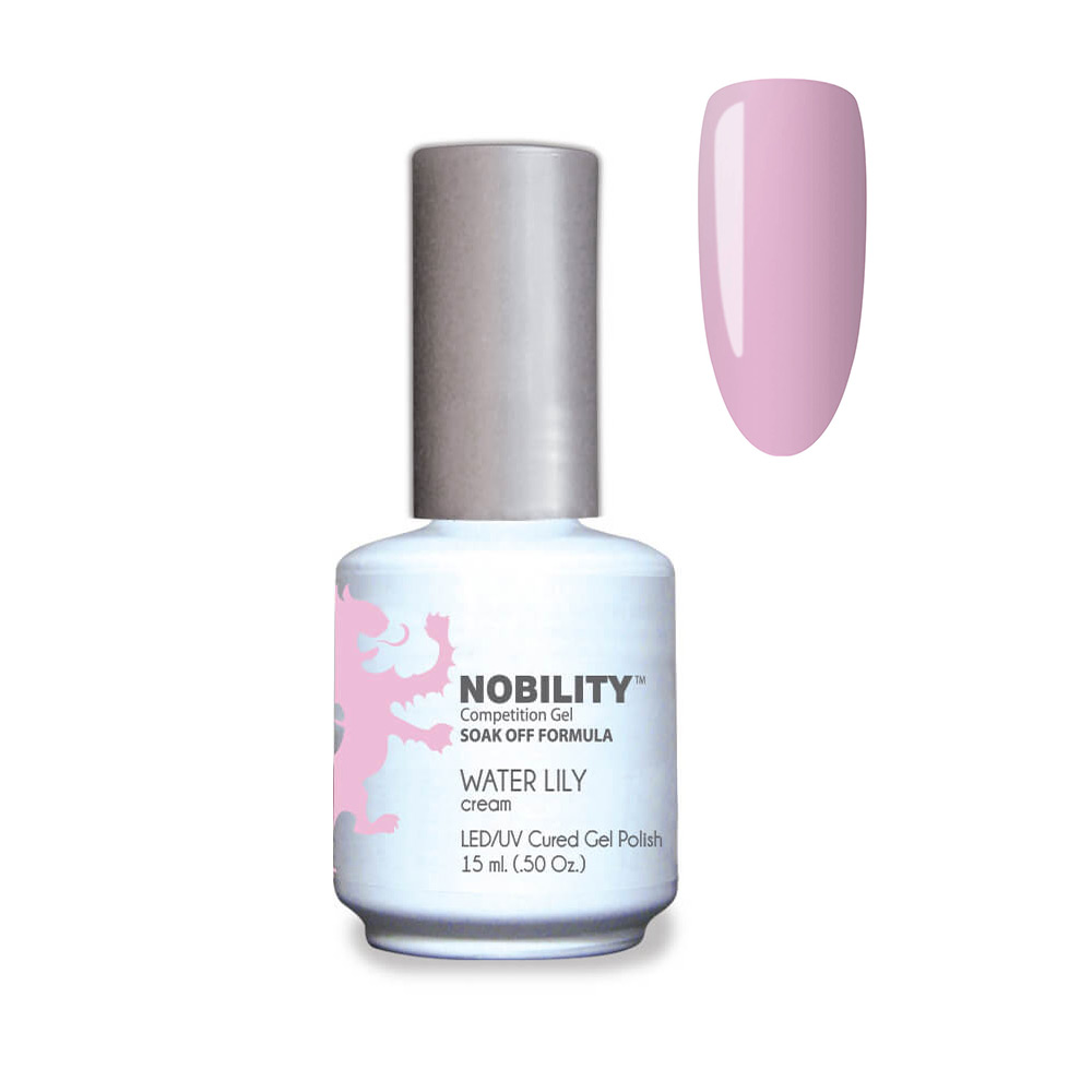 Nobility Soak Off Gel UV/LED Gel nail Polish 15ml Water Lily NBGP135