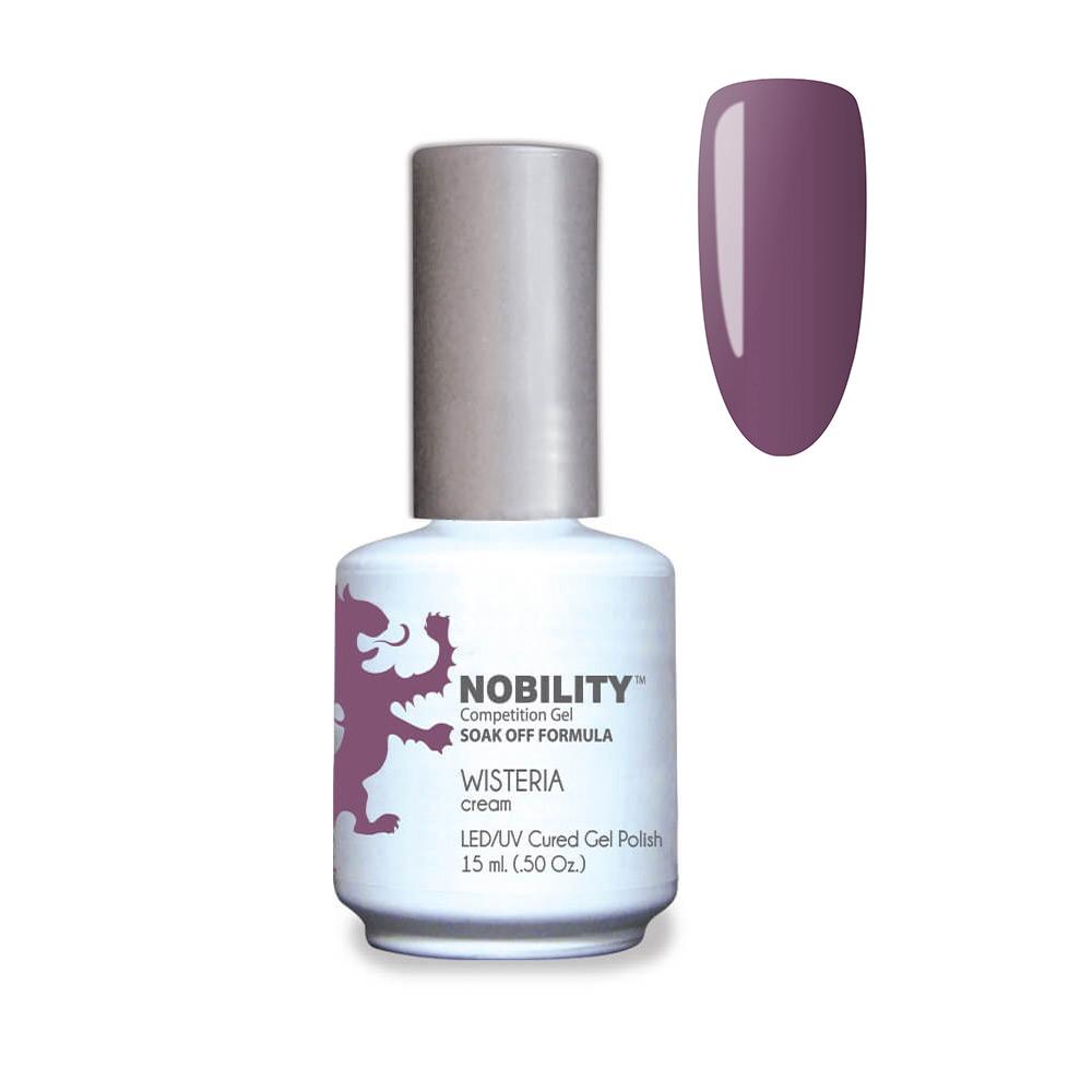 Nobility Soak Off Gel UV/LED Gel nail Polish 15ml Wisteria NBGP136