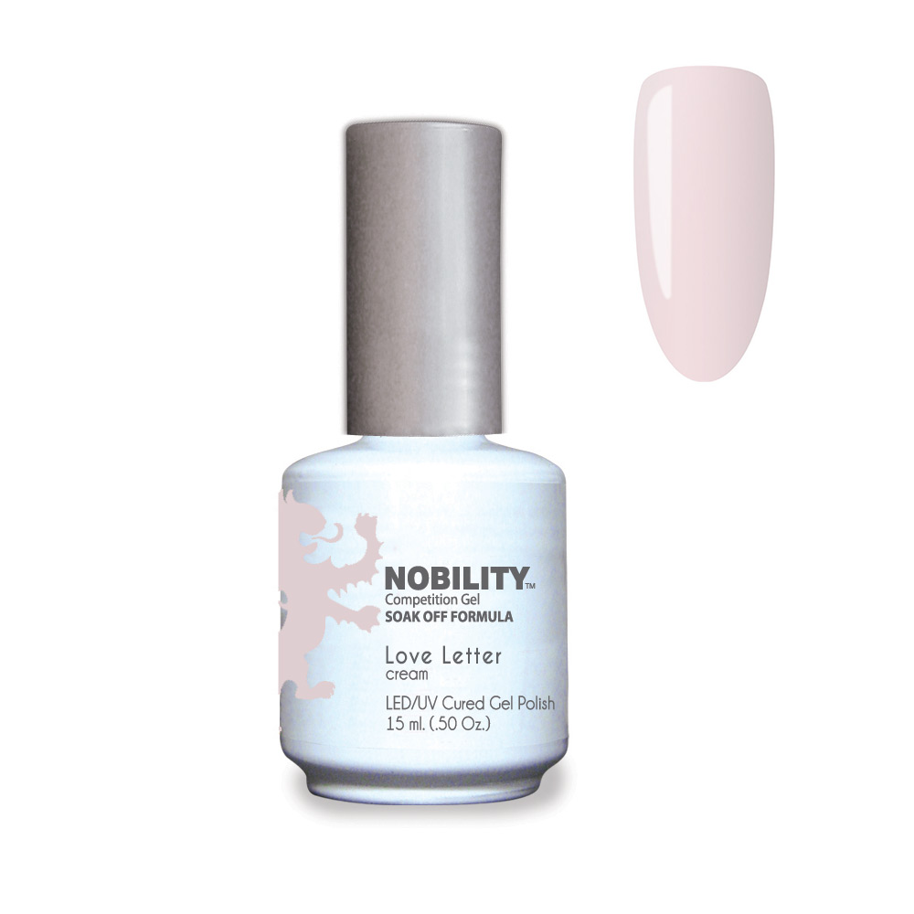 Nobility Soak Off Gel Nail Polish Love Letter UV-LED Gel Cured Nail Polish Color Deep apricot cream 15ml NBGP139