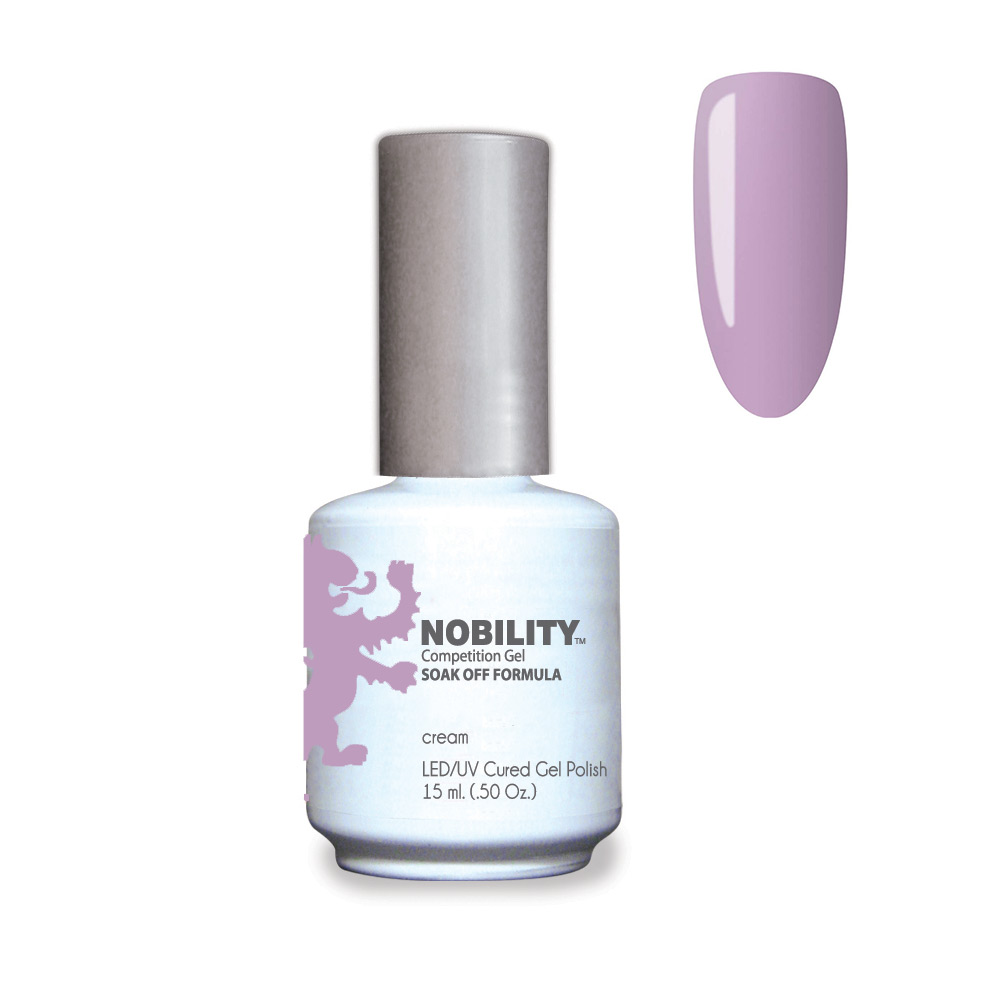 Nobility Soak Off Gel Nail Polish Iris Dream Color Lilac cream UV-LED Gel Cured Nail Polish 15ml NBGP158
