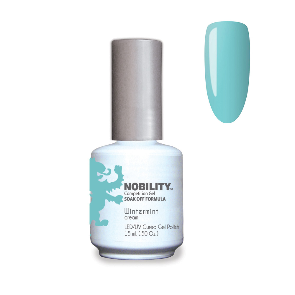 Nobility Soak Off Gel UV/LED Gel nail Polish 15ml Wintermint NBGP164