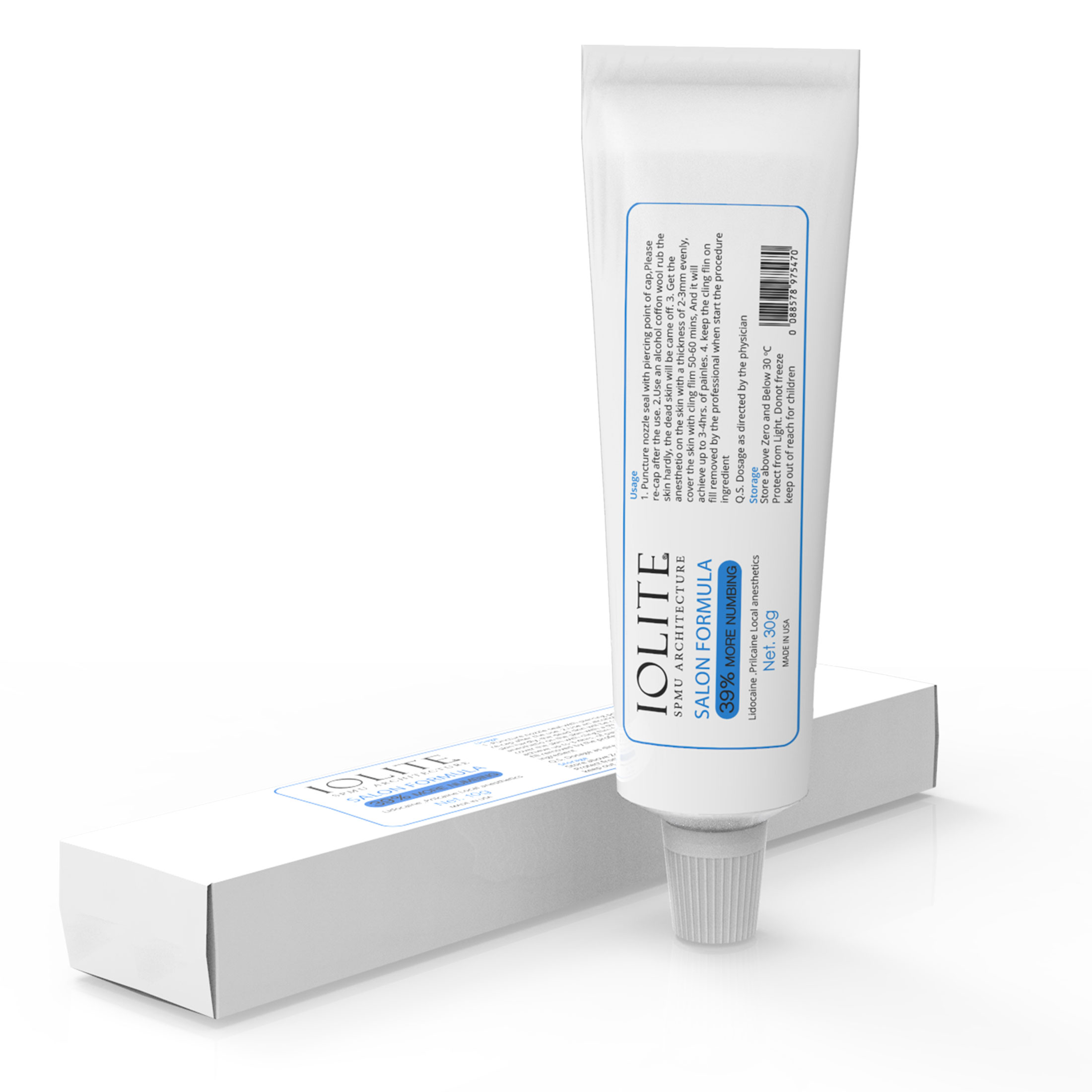 IOLITE Painless Lidocaine Numbing Cream for SPMU INC