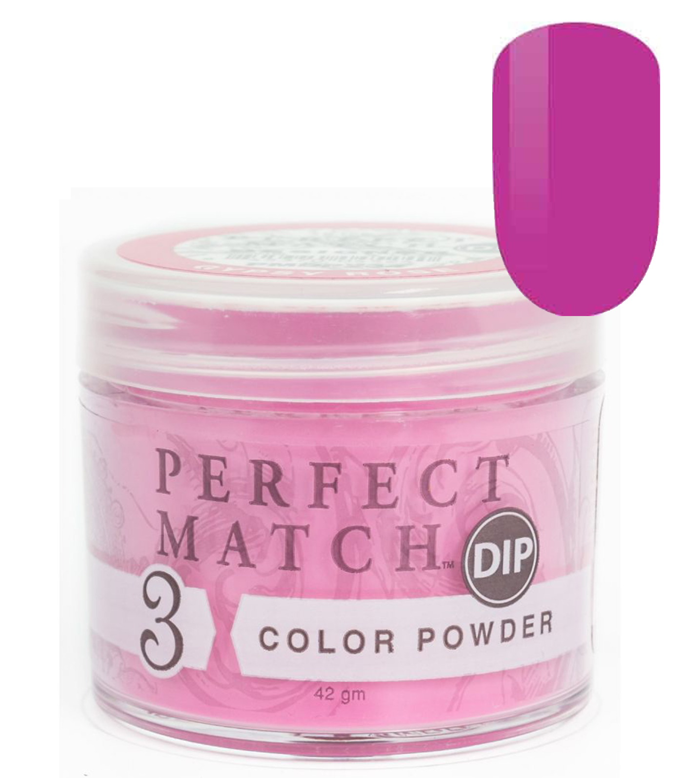 Nail Dipping Powder Gypsy Rose 42g, Dip Acrylic Powder Nail Art Manicure System by Perfect Match, Long-lasting Nails No UV Light Needed PMDP234