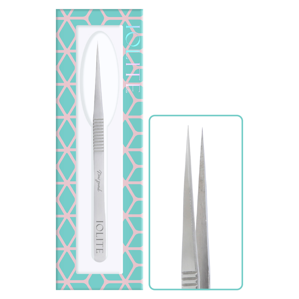Anti-Static Tweezers For Eyelash Grafting, Eyelash Picking Tool, Safety Firm Curved Straight Makeup Artist for Home Precision ITP01