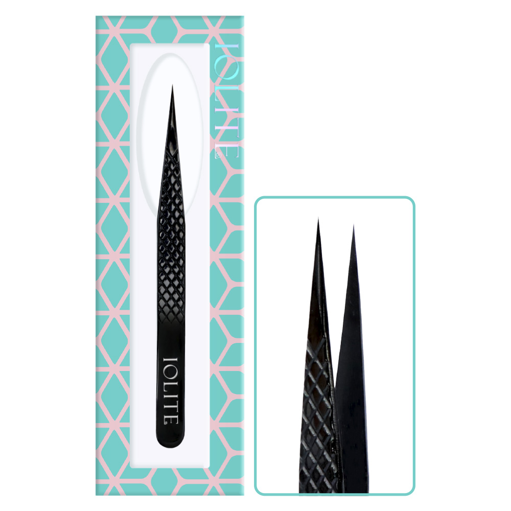 Anti-Rust Firm Comfortable Eye Lashes Extension Tool, Stainless Steel Tweezers Home Makeup Artist Straight Tweezer ITS01