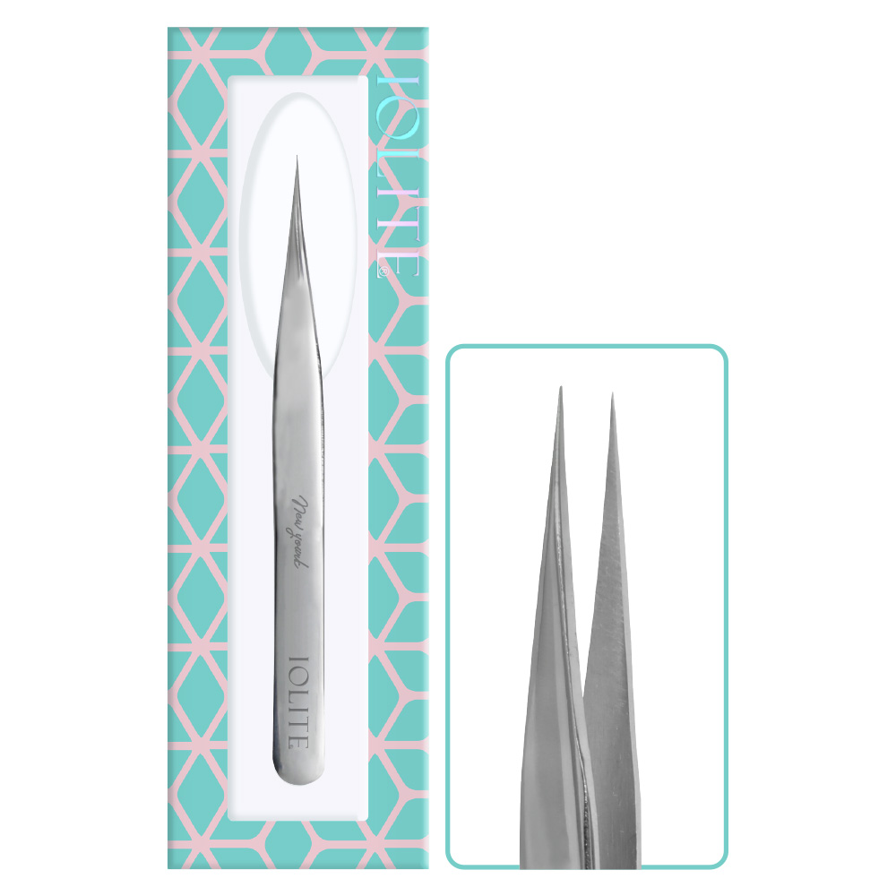 Tweezers For Eyelash Grafting, Eye Lashes Extension Tool, Precision Girls for Home Straight ITS03