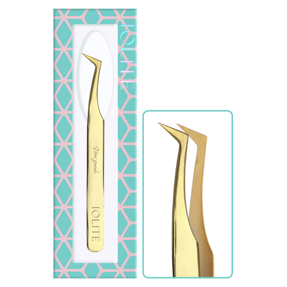 Tool Stainless Steel Plasma Coating 12cm Axe Tips Eyelash Volume Tweezers ITV02