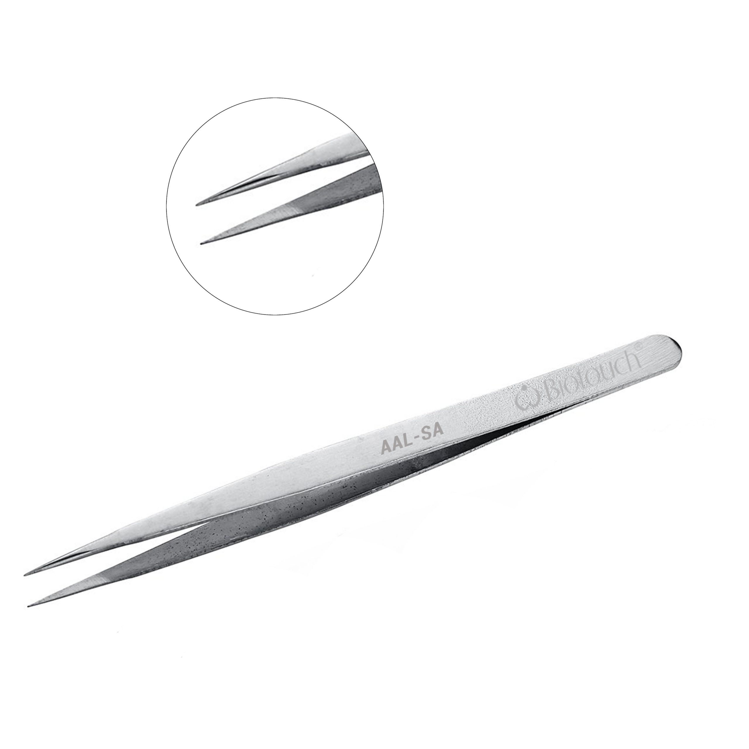 Firm Tweezers For Eyelash Grafting, Eye Lashes Extension Tool Classic Tweezer, Straight 140 mm LXCTAAL