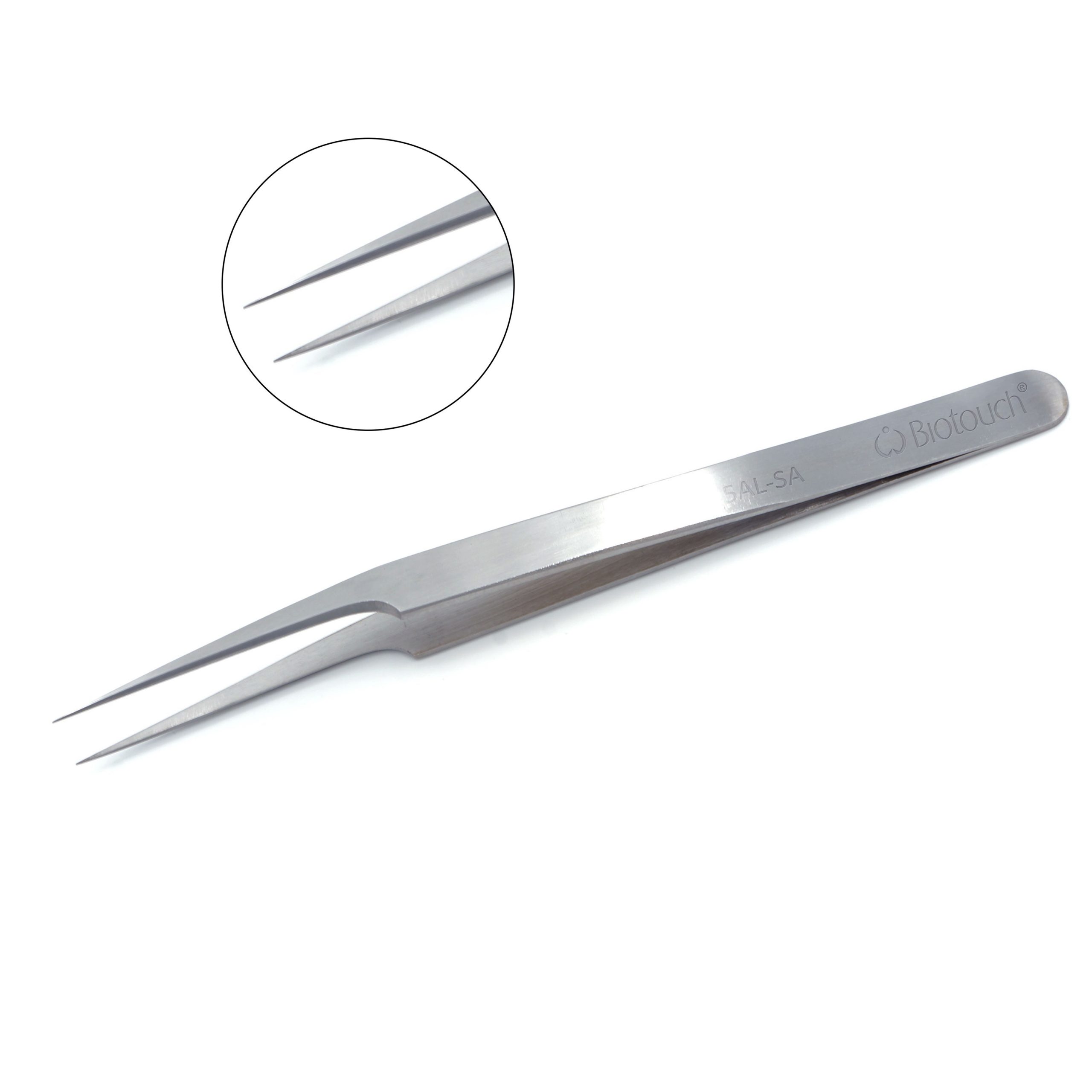 Tool Alement Canadian Stainless Steel 14cm Point Straight Eyelash Tweezers LXCT5AL
