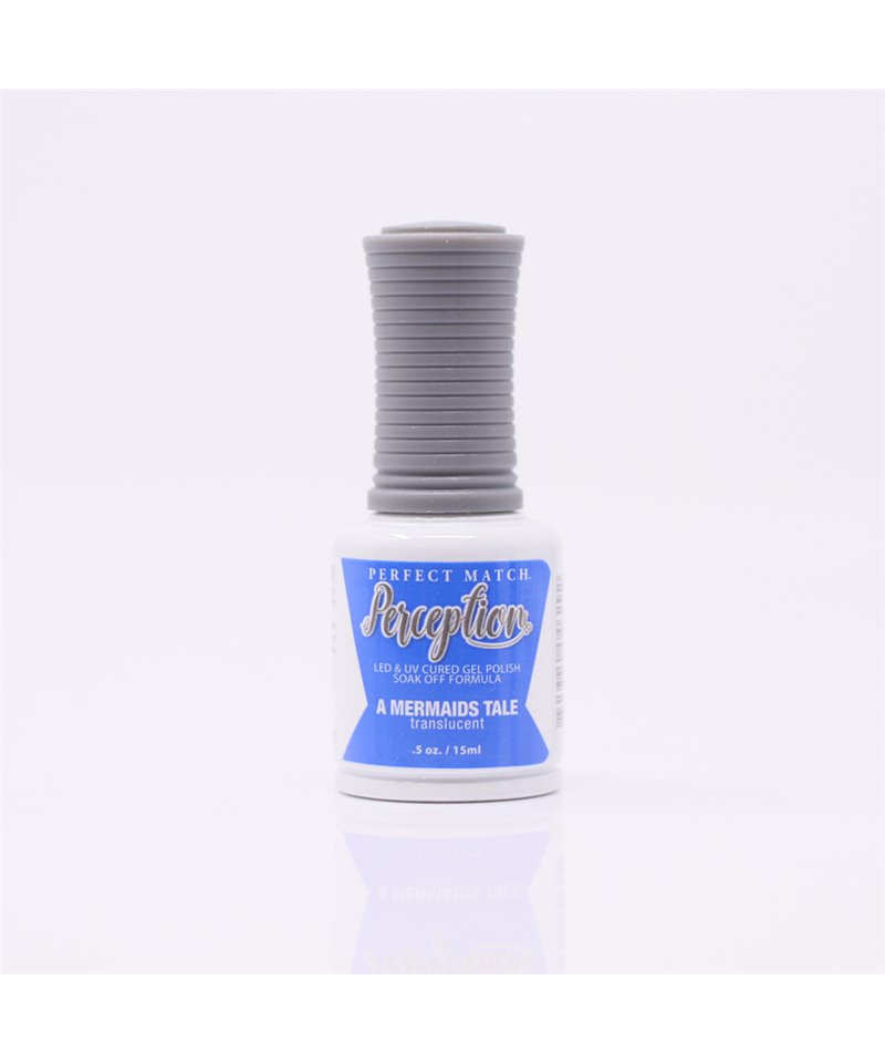 Perception LED & UV Cured Gel Polish Soak Off Formula A Mermaids Tale Translucent Gel Nail Polish 15ml TGP11