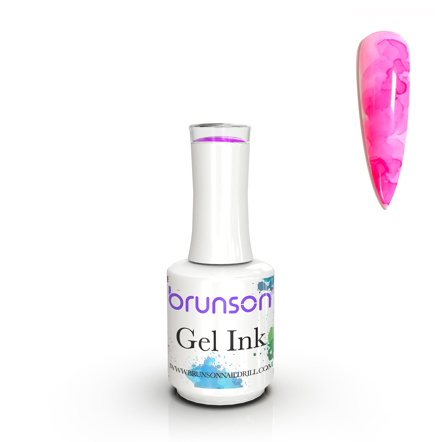 Gel Ink Nail Polish for Water Colour and Marble effects 01 BGI01