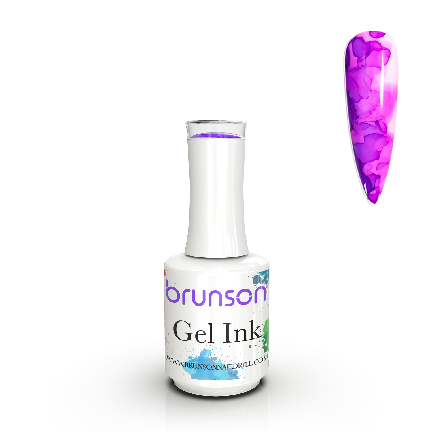 Gel Ink Nail Polish for Water colour and Marble effects 02 BGI02