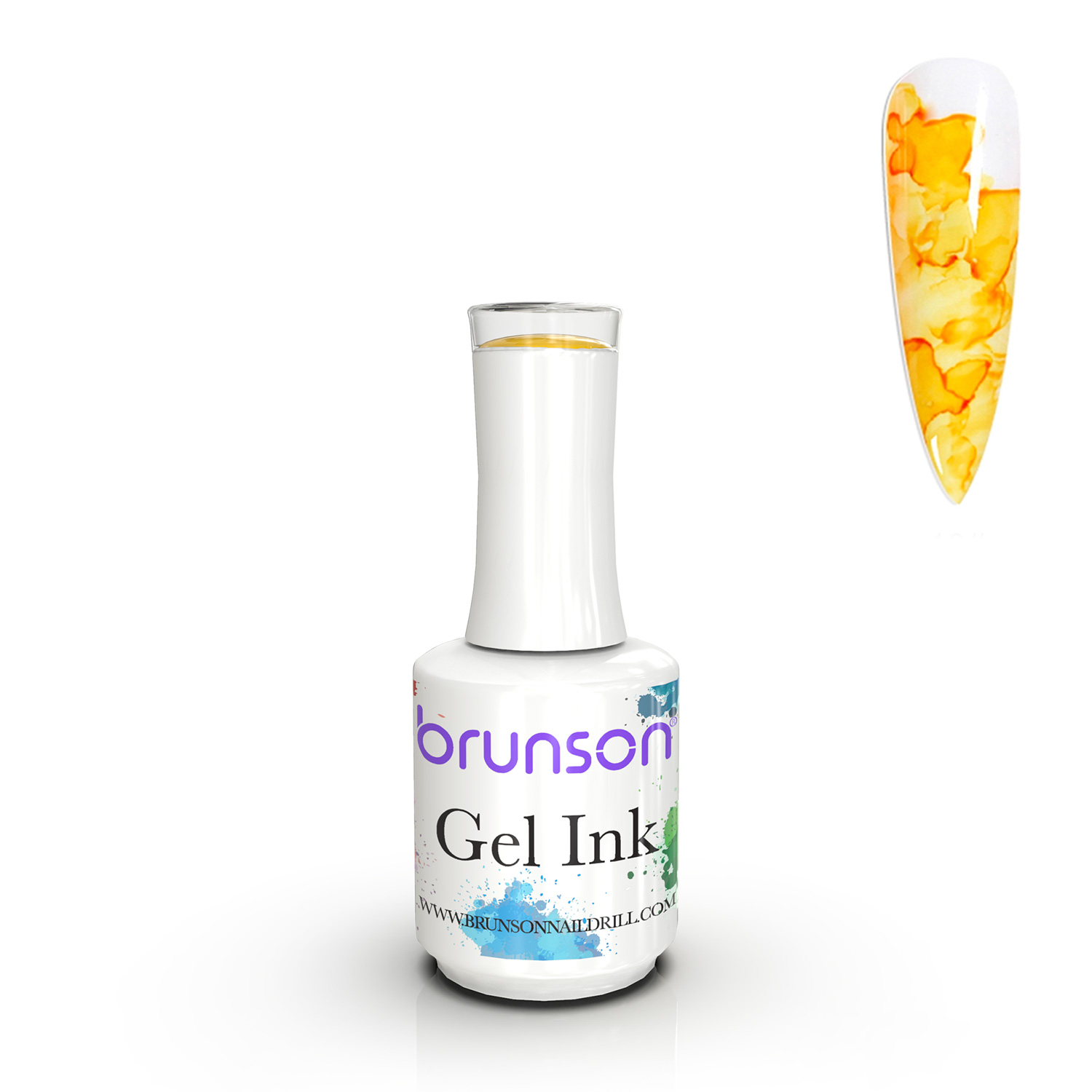 Gel Ink Nail Polish for Watercolour and Marble effects 12 BGI12