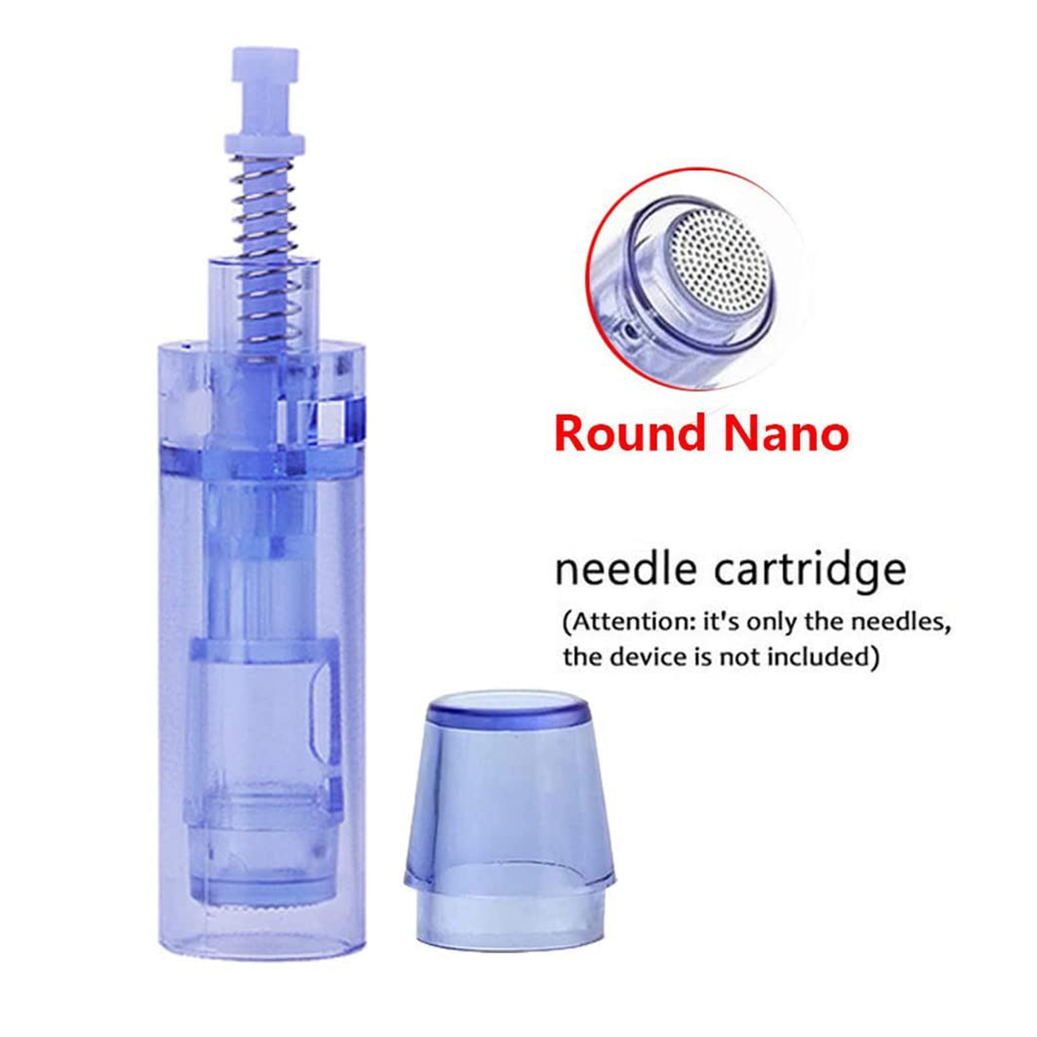 Dr. Pen Ultima A1 Round Nano Needles Professional Microneedling Pen, Wireless Electric Skin Repair Tool Kit with Round Nano Replacement Needles Cartridges 10pcs A1NR