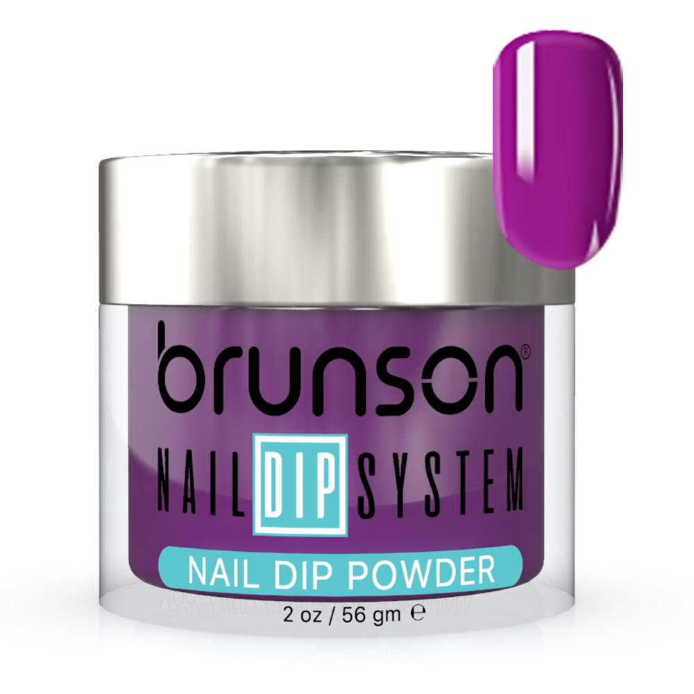 Brunson Nail Dipping Powder Dipp & Buff System 2oz – Professional DIY & Salon Dip Powder for Long-Lasting, Smooth Finish Colored Nails bdk019
