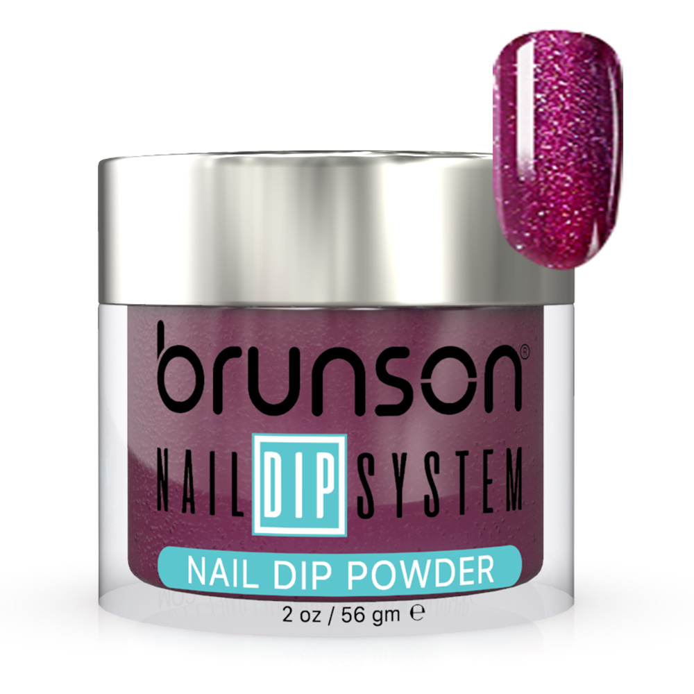 Brunson Nail Dipping Powder Dipp & Buff System 2oz – Professional DIY & Salon Dip Powder for Long-Lasting, Smooth Finish Colored Nails bdk022