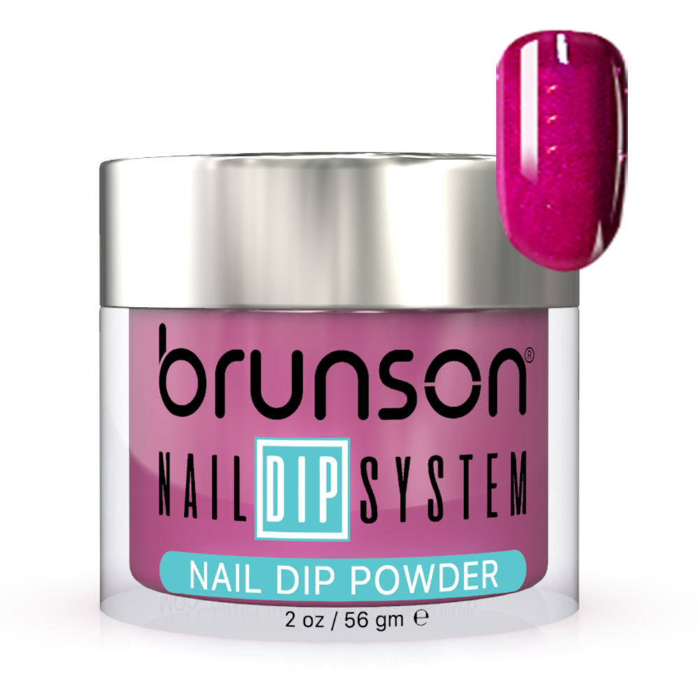 Brunson Nail Dipping Powder Dipp & Buff System 2oz – Professional DIY & Salon Dip Powder for Long-Lasting, Smooth Finish Colored Nails bdk023