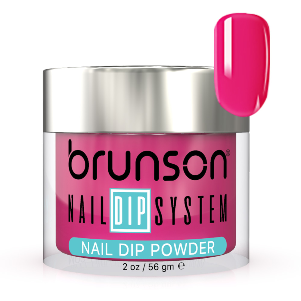 Brunson Nail Dipping Powder Dipp & Buff System 2oz – Professional DIY & Salon Dip Powder for Long-Lasting, Smooth Finish Colored Nails bdk028