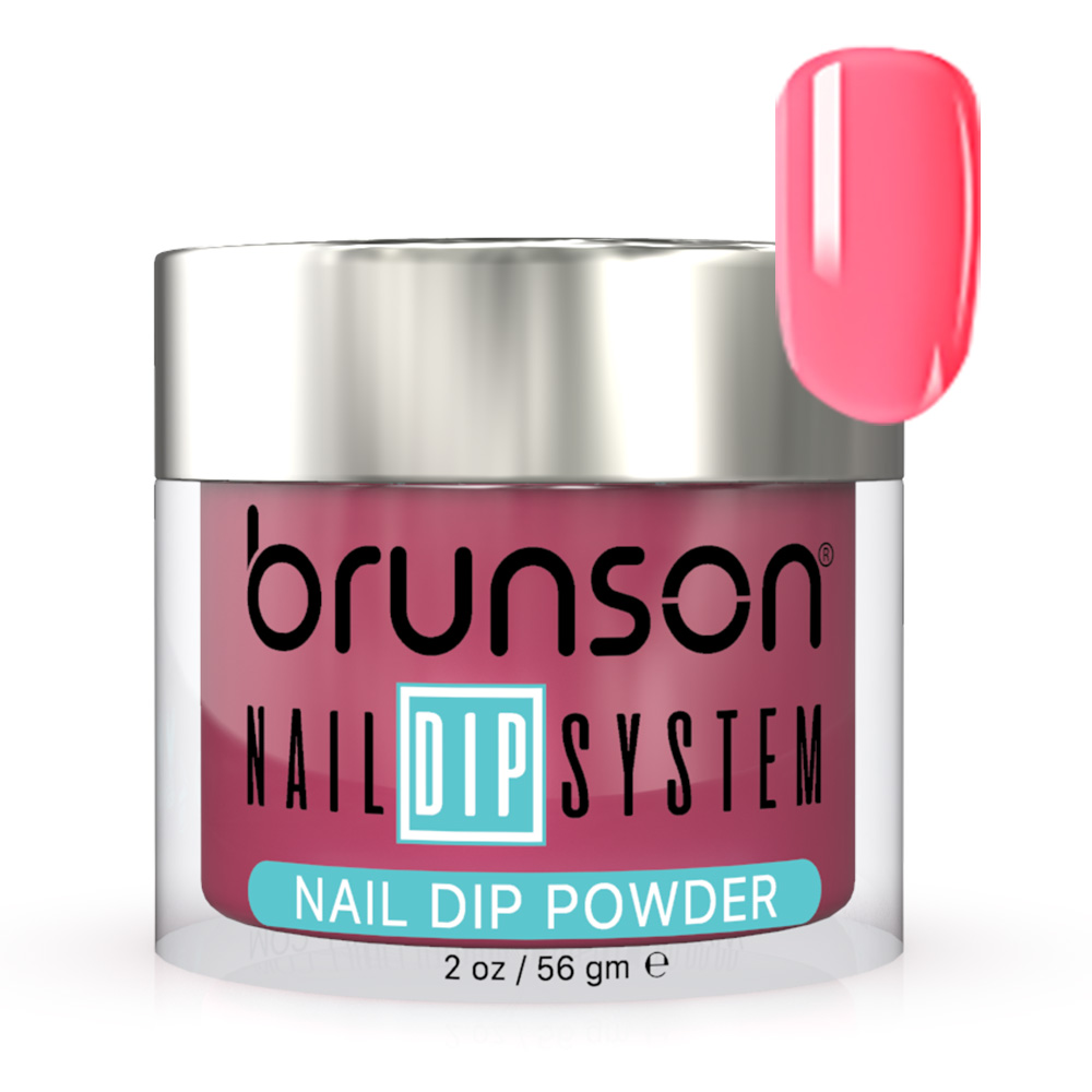 Brunson Nail Dipping Powder Dipp & Buff System 2oz – Professional DIY & Salon Dip Powder for Long-Lasting, Smooth Finish Colored Nails bdk030