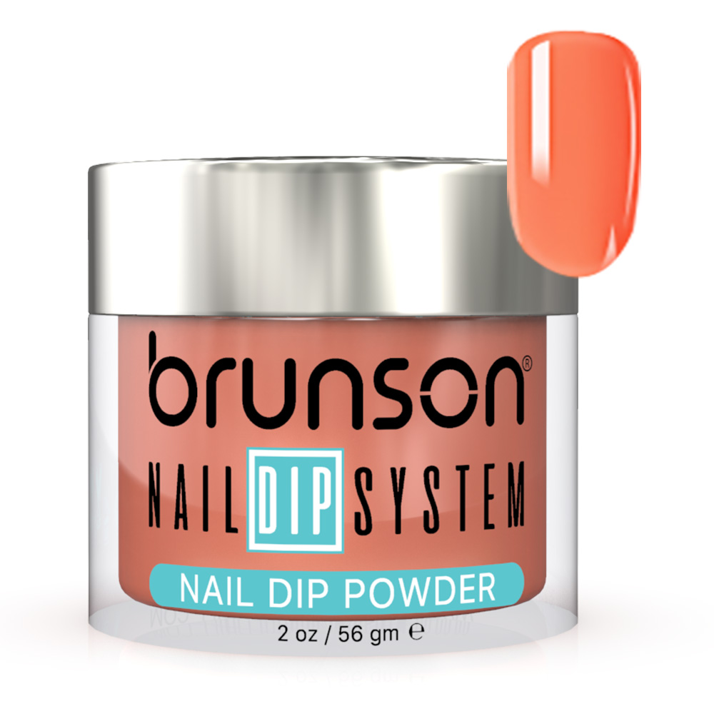Brunson Nail Dipping Powder Dipp & Buff System 2oz – Professional DIY & Salon Dip Powder for Long-Lasting, Smooth Finish Colored Nails bdk038