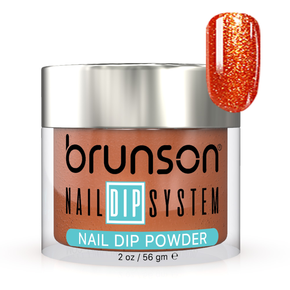 Brunson Nail Dipping Powder Dipp & Buff System 2oz – Professional DIY & Salon Dip Powder for Long-Lasting, Smooth Finish Colored Nails bdk042